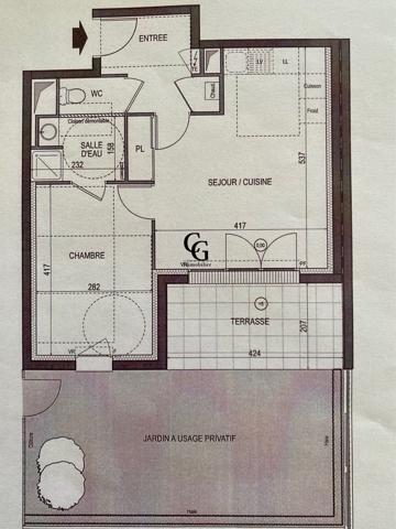 APPARTEMENT TYPE 2 AVEC JARDIN - CENTRE DE VERTOU