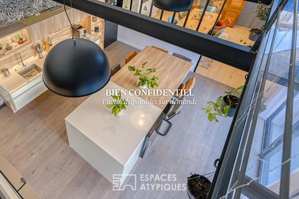 Maison loft avec terrasses et garage en coeur de ville
