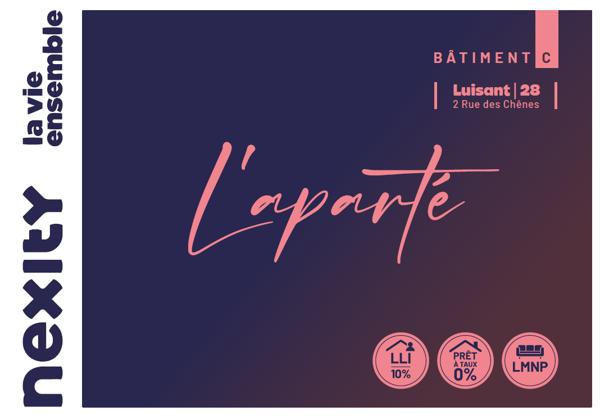 PROGRAMME NEUF LIVRAISON 4T2027 Appartement T1 à Luisant 28