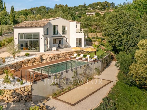 Maison familialle avec 4 chambres à louer proche Valbonne - Domaine privé