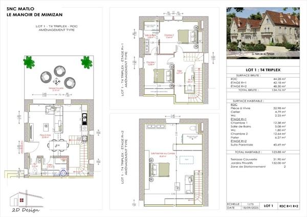 Appartement à vendre |  Mimizan |  4 pièces | 123 m²
