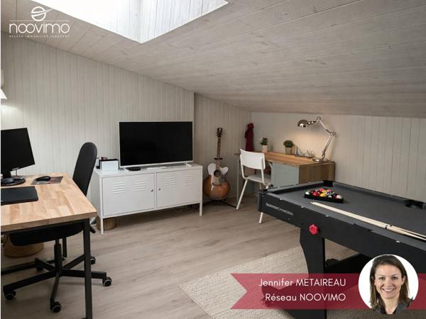 Charmante maison en pierre 3 chambres + bureau avec jardin exposé ouest sans vis-à-vis