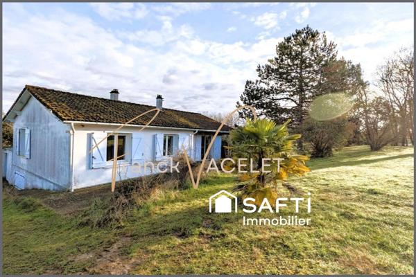 Calme et verdure pour ce plain-pied de 80m² avec garage