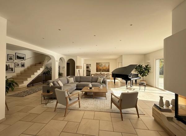 Villa Mandelieu-la-Napoule – Minelle – 300 m² – Terrain plat – Piscine – 4 suites – Triple garage