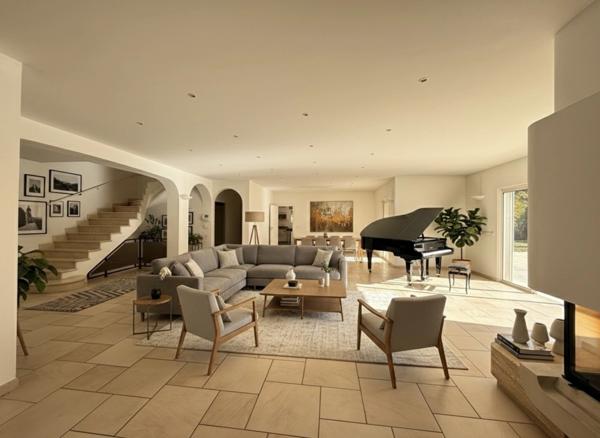 Villa Mandelieu-la-Napoule – Minelle – 300 m² – Terrain plat – Piscine – 4 suites – Triple garage