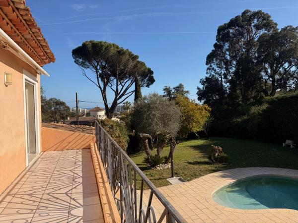 Villa Mandelieu-la-Napoule – Minelle – 300 m² – Terrain plat – Piscine – 4 suites – Triple garage
