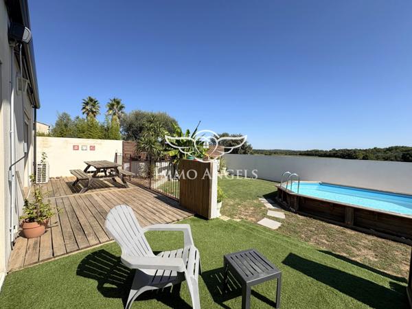 Rare à Castries – Maison familiale plain-pieds avec jardin, piscine