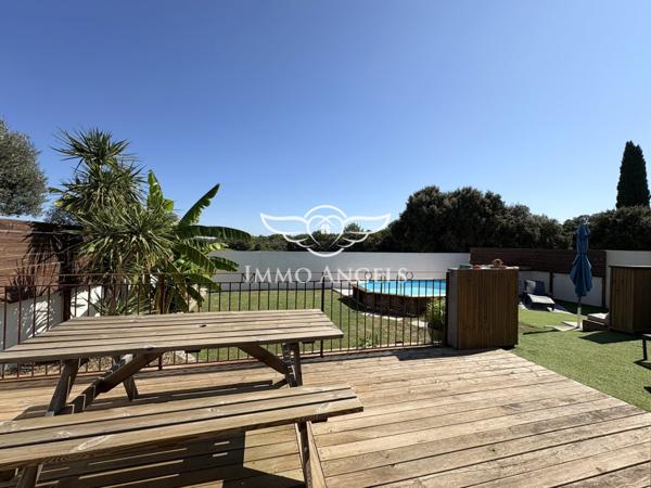 Rare à Castries – Maison familiale plain-pieds avec jardin, piscine