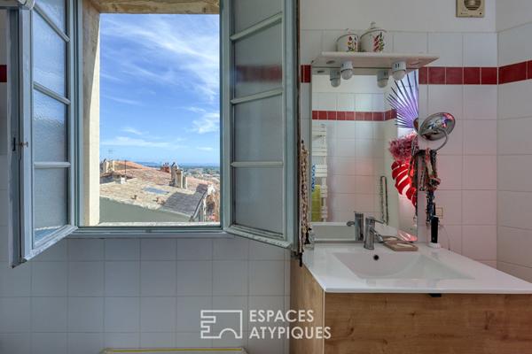 Duplex avec vue mer au coeur du centre historique d’Hyères