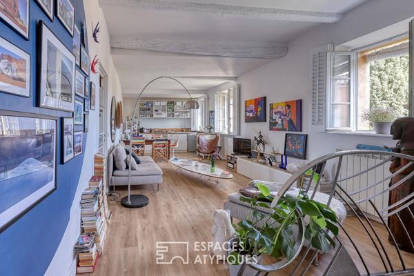 Duplex avec vue mer au coeur du centre historique d’Hyères