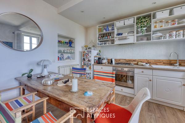 Duplex avec vue mer au coeur du centre historique d’Hyères