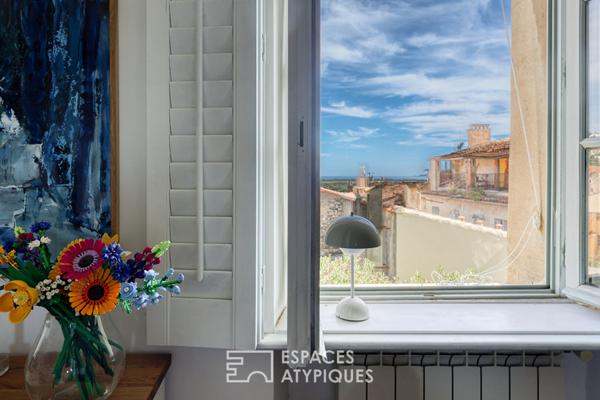 Duplex avec vue mer au coeur du centre historique d’Hyères