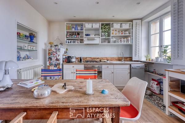 Duplex avec vue mer au coeur du centre historique d’Hyères