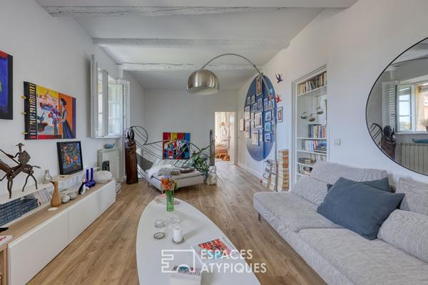 Duplex avec vue mer au coeur du centre historique d’Hyères