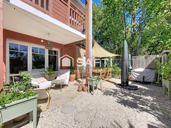 T3 coup de cœur avec terrasse couverte et jardin de 80 m² donnant sur la forêt !