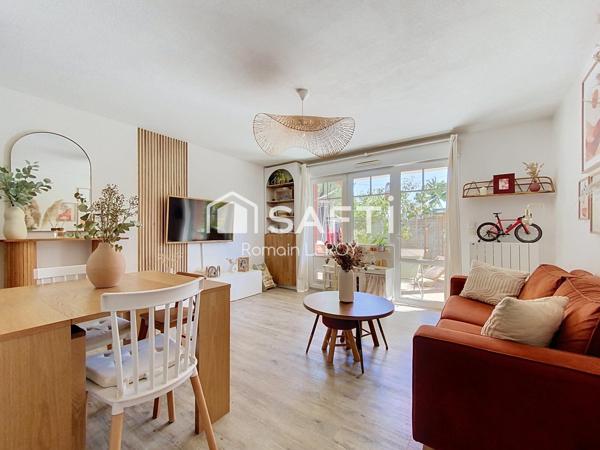 T3 coup de cœur avec terrasse couverte et jardin de 80 m² donnant sur la forêt !