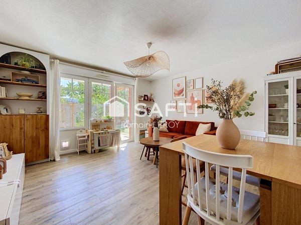 T3 coup de cœur avec terrasse couverte et jardin de 80 m² donnant sur la forêt !