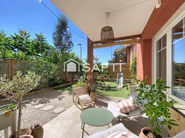 T3 coup de cœur avec terrasse couverte et jardin de 80 m² donnant sur la forêt !
