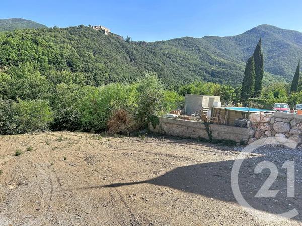 Terrain à vendre  500 m 2   AMELIE LES BAINS PALALDA  - 66
