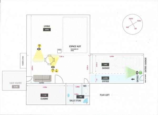 Studio à vendre 96 m² Pontoise