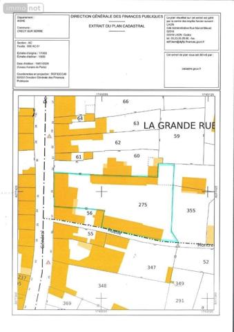 Immeuble à vendre à Crécy-sur-Serre dans l'Aisne (02270), ref : 02014/894