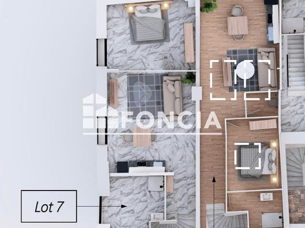 À vendre Appartement 2 pièces 40 m² - Laval 53000