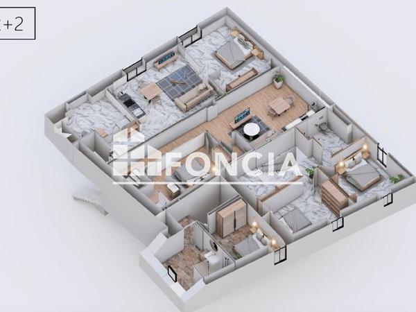 À vendre Appartement 2 pièces 40 m² - Laval 53000