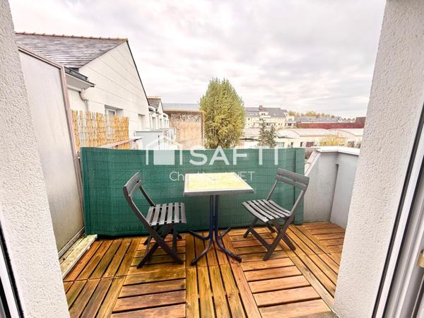 Studio avec terrasse – Île de Nantes / Beaulieu