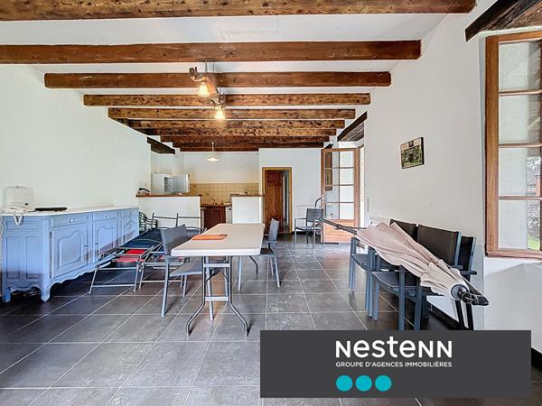 Maison en pierre 4 pièce(s) 100 m2, 3 chambres avec terrain et belle vue sur la campagne