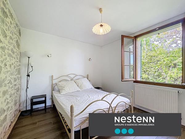 Maison en pierre 4 pièce(s) 100 m2, 3 chambres avec terrain et belle vue sur la campagne