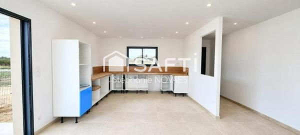 Maison neuve de plain-pied - 3 pièces - 90 m² - Terrain 311 m² - Puisserguier
