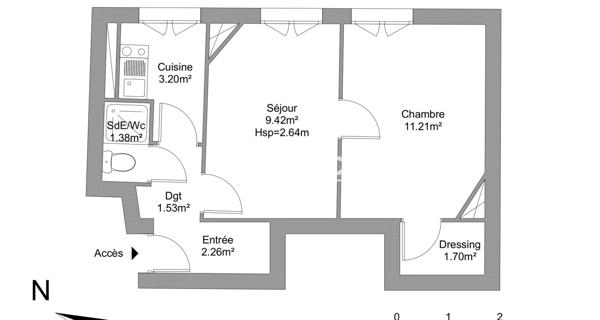 À vendre Appartement 2 pièces 30.7 m² - Issy-les-moulineaux 92130