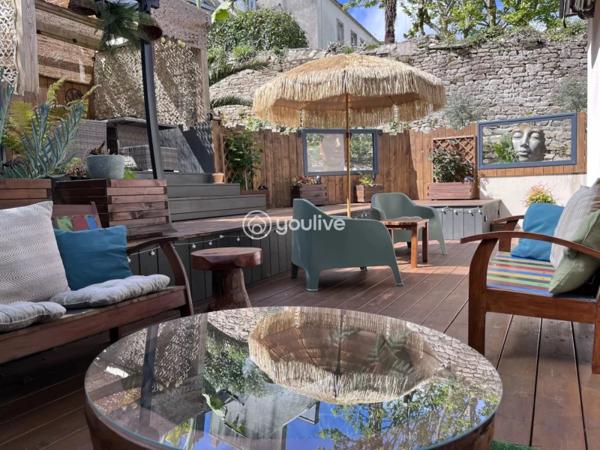 Maison de ville confidentielle avec terrasse d’exception & espace bien-être – Quimper centre