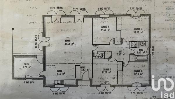 Maison 5 pièces de 120 m² à Montussan (33450)