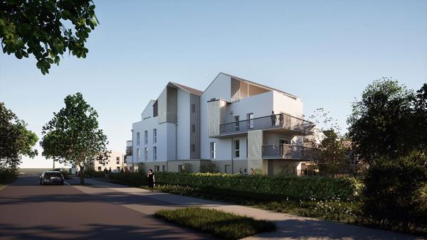 Neuf - Livraison 4èm trimestre 2026 - Appartement 2 pièce(s) 48.82 m2+ Balcon+ Parkings