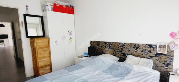 Orvault Cardo -Nantes Nord : Exclusivité ! En vente , Appartement T4 de 76 m², proche toutes commodités, résidence 2016 avec ascenseur, 3 chambres. Cave et parking couvert.