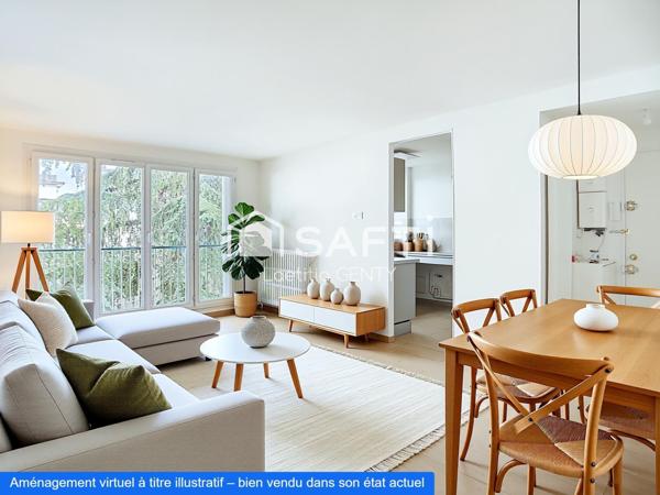 COLOMBES - APPARTEMENT 3 PIECES AVEC CAVE ET PARKING