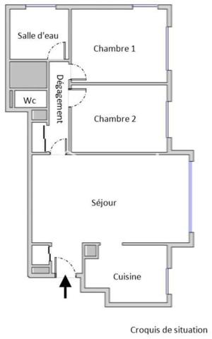 COLOMBES - APPARTEMENT 3 PIECES AVEC CAVE ET PARKING