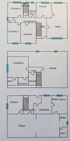 Maison  de ville  105 m²  4 chambres