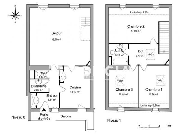 Location Appartement 5 pièces 103 m² - 40 RUE PONT DU GAT Valence 26000