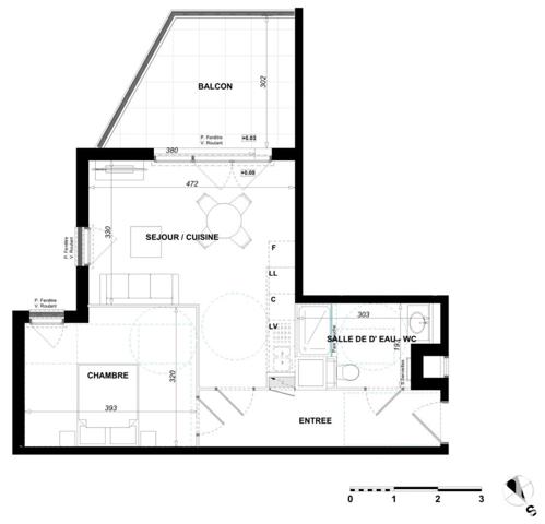 Appartement à vendre 2 pièces 44 m² Antibes