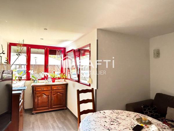 Grand T2 en RDC + cave