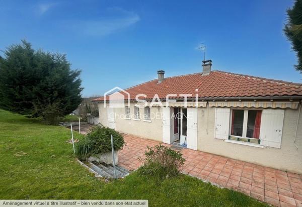 Belle maison sur sous-sol