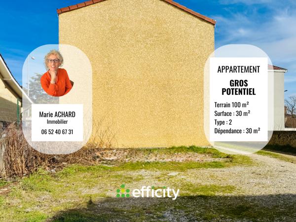 Appartement 2 pièces - 30 m² Exclusivité efficity