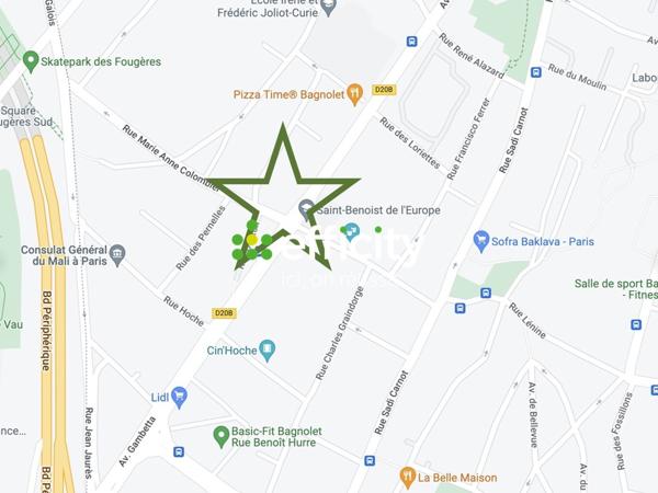 Appartement 2 pièces - 36 m² Exclusivité efficity