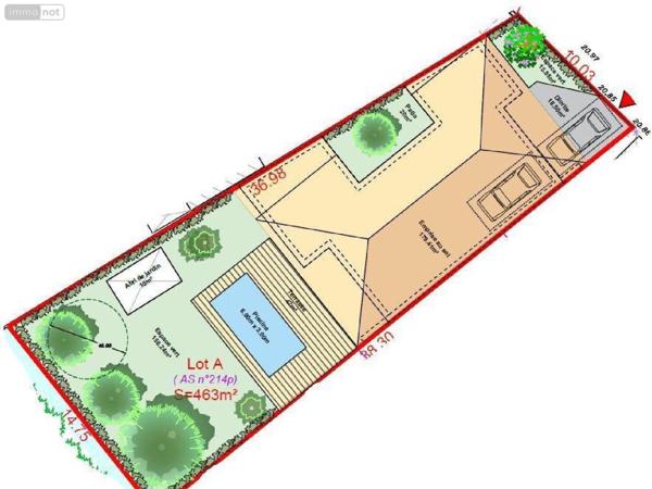 Terrain à Batir à vendre à Le Bouscat en Gironde (33110), ref : 016/1048