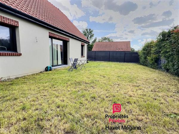 Maison individuelle plain-pied à vendre à Oignies ? 80 m² ? 2 chambres ? Garage ? Jardin ? Possibilité extension