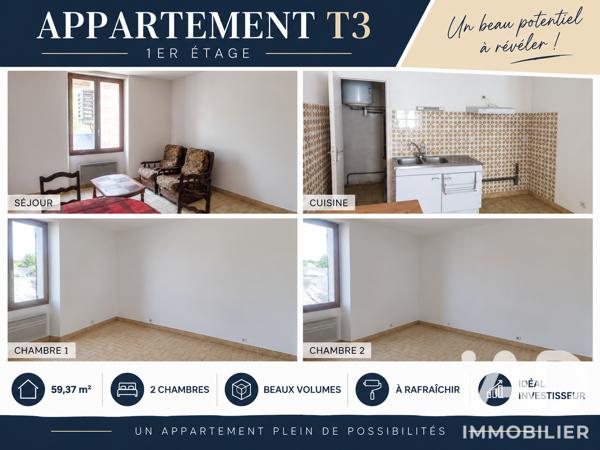 Appartement à vendre 3 pièces 59,37 m² Montval-sur-Loir