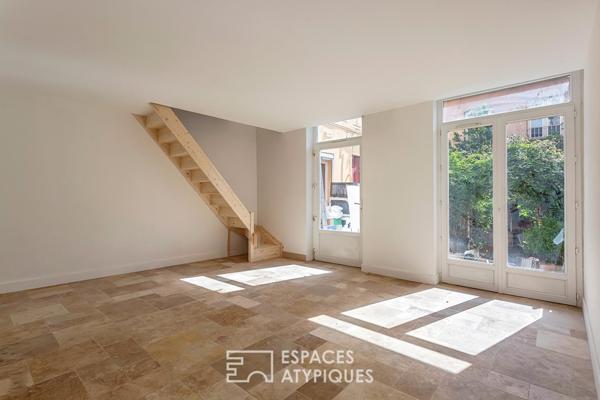Appartement en duplex avec terrasse au coeur de la croix rousse