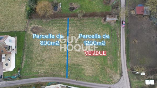 TERRAIN À VENDRE DE 855,00 M²